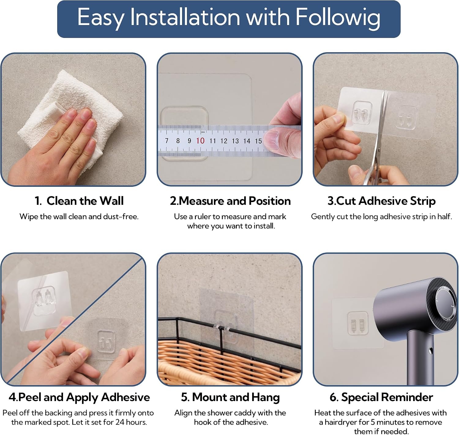 image:imageGRANNY SAYS 2 Pack Wicker Corner Shower Caddy Hanging Shower Shelf for Inside Showers Adhesive Shelves for Bathroom Organizers and Storage Bathroom Shelves Wall Mounted for Home Decor NaturalNatural