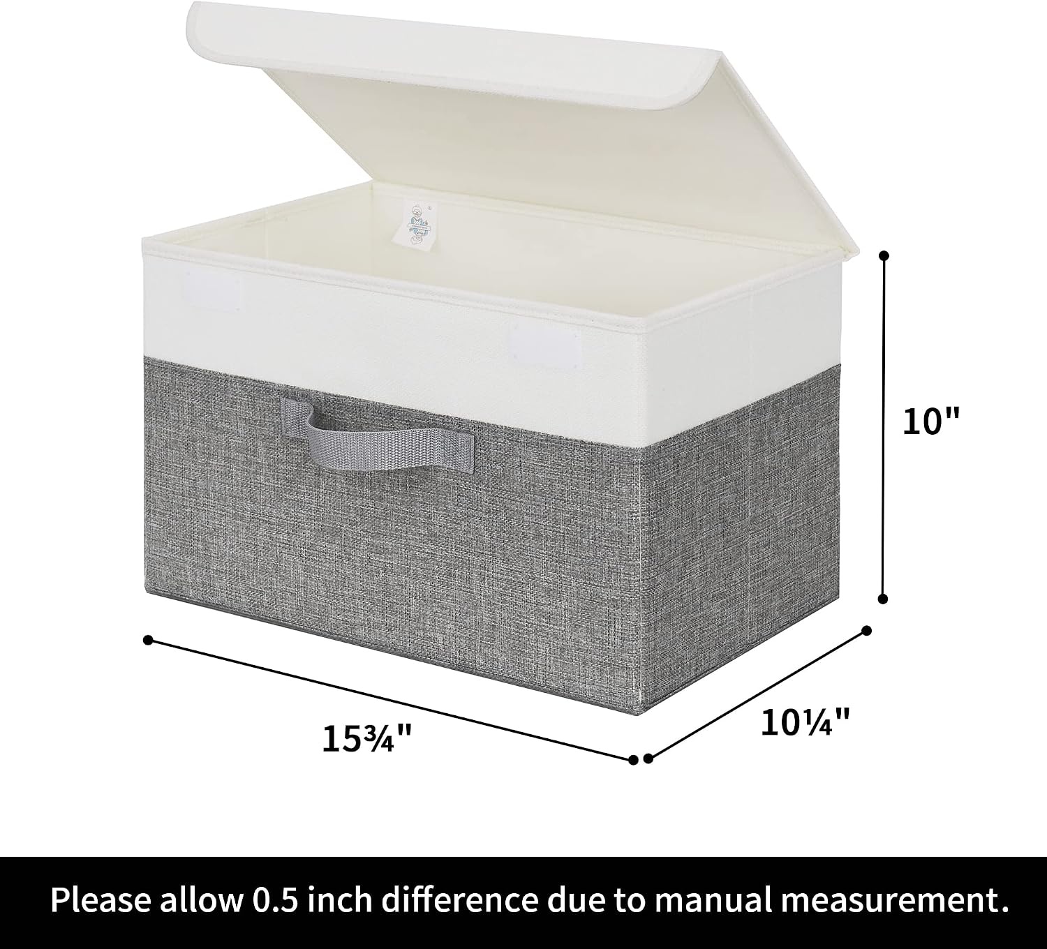 image:imageGRANNY SAYS Bundle of 2Pack Large Storage Bins with Lids amp 2Pack Closet Storage Boxes for Organizing