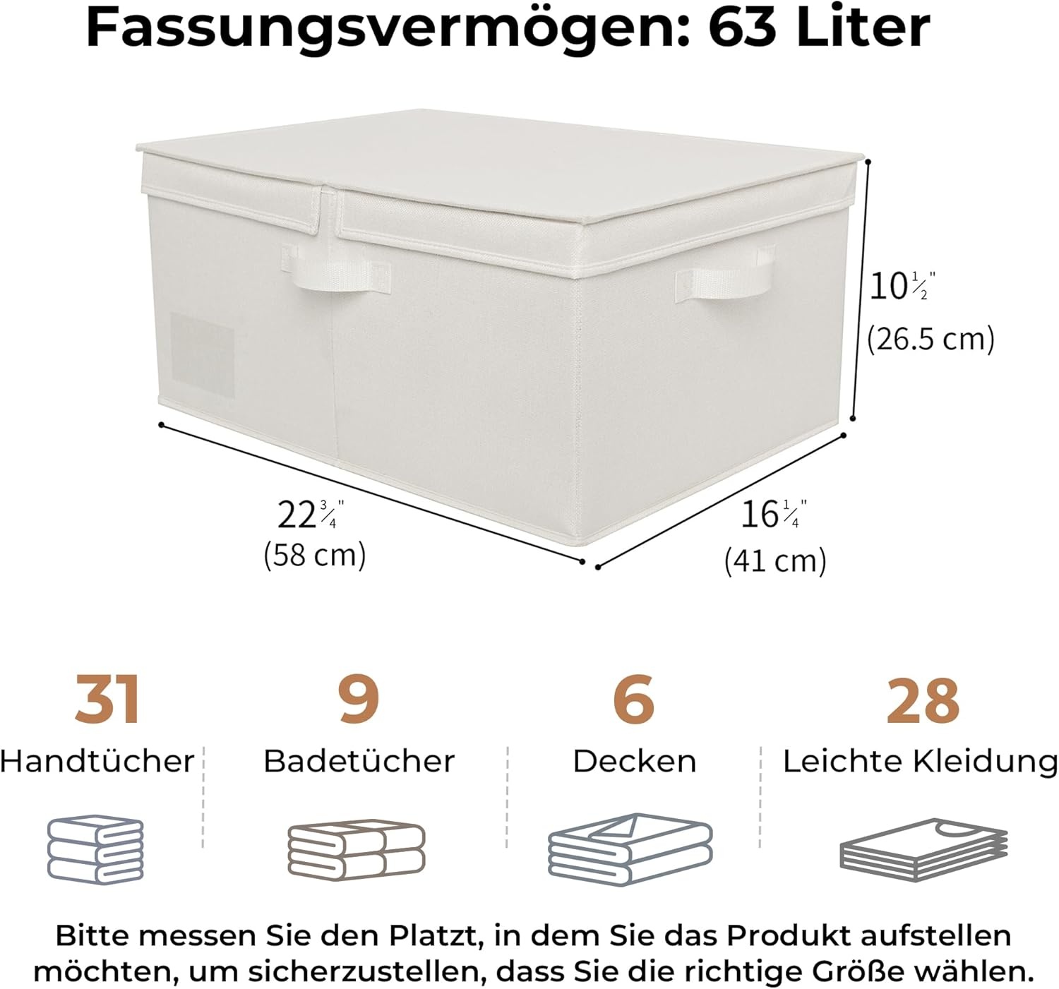 image:imageGRANNY SAYS Bundle of 2Pack Storage Bins for Closet amp 1Pack Rectangle Storage Box with Lids and Handles