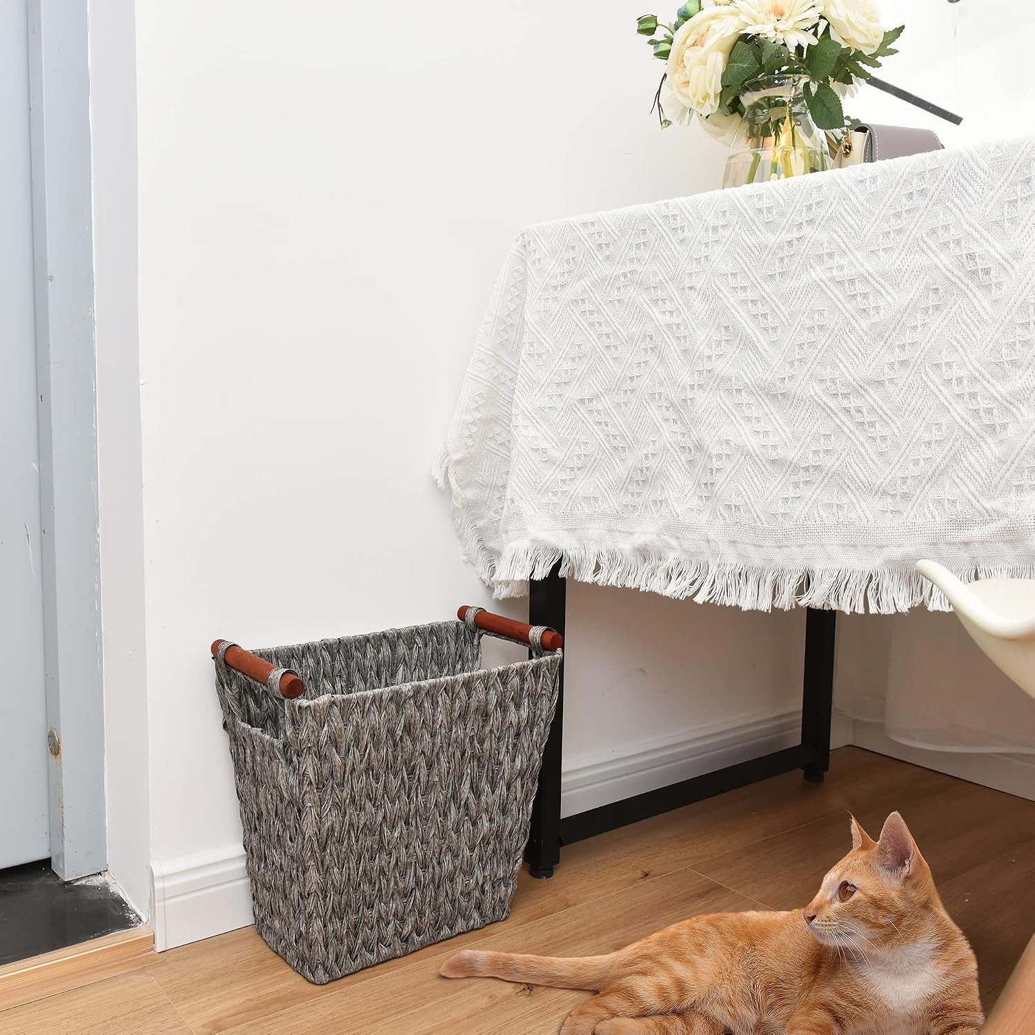 image:imageGRANNY SAYS Bundle of 3 Sets Woven Storage Baskets for Shelves
