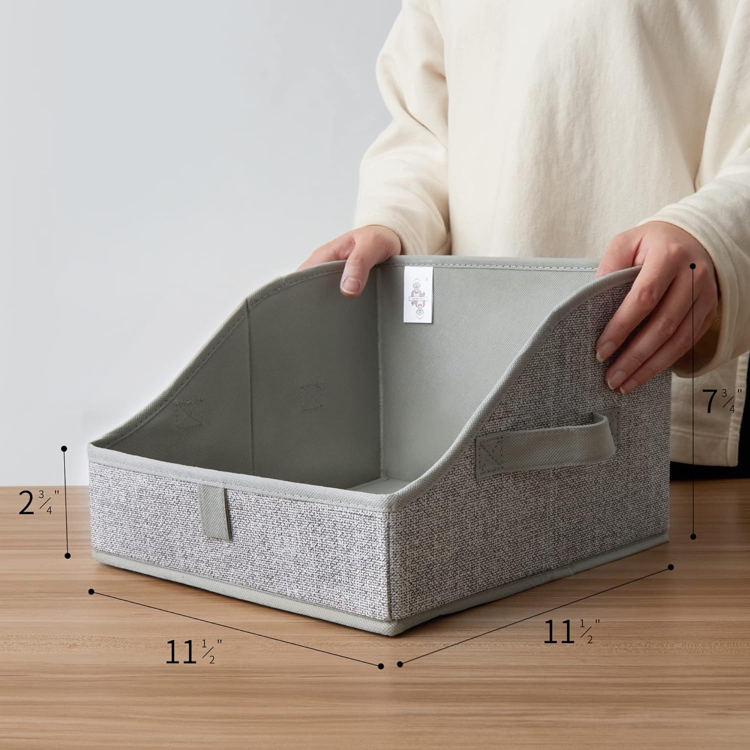 image:imageGRANNY SAYS Bundle of 3Pack Trapezoid Closet Storage Bins amp 3Pack Trapezoid Storage Bins