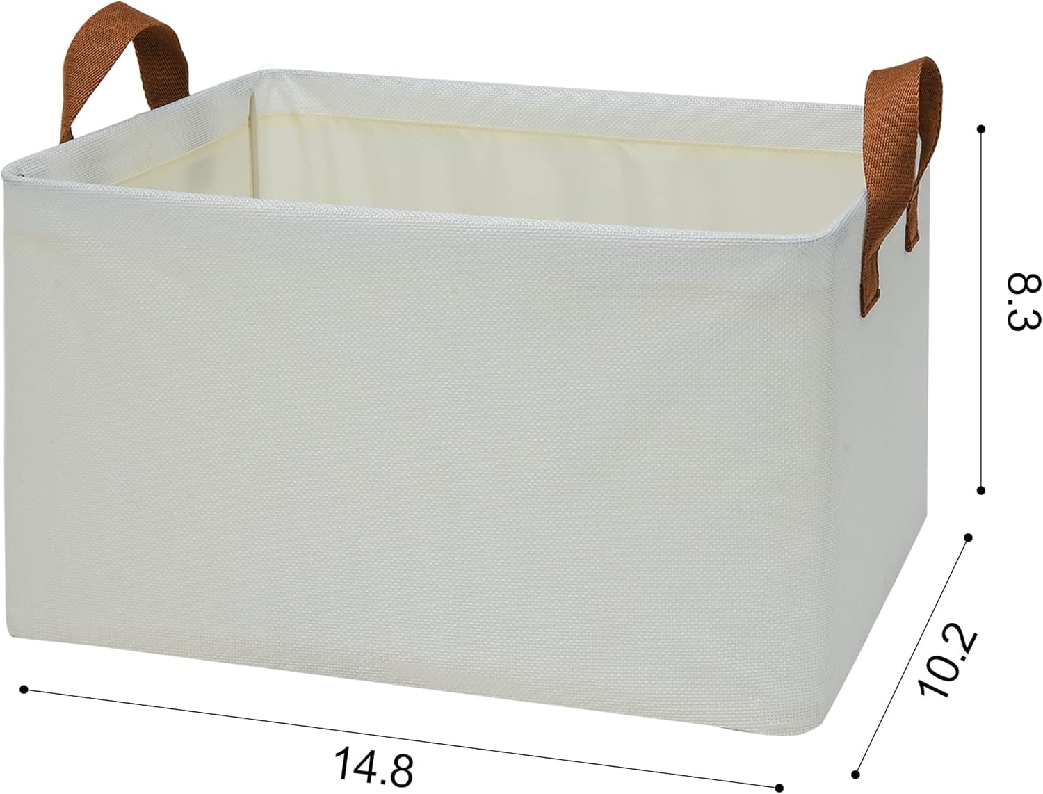 image:imageGRANNY SAYS Bundle of 4Pack Storage Bins for Shelves amp 3Pack Trapezoid Storage Bins