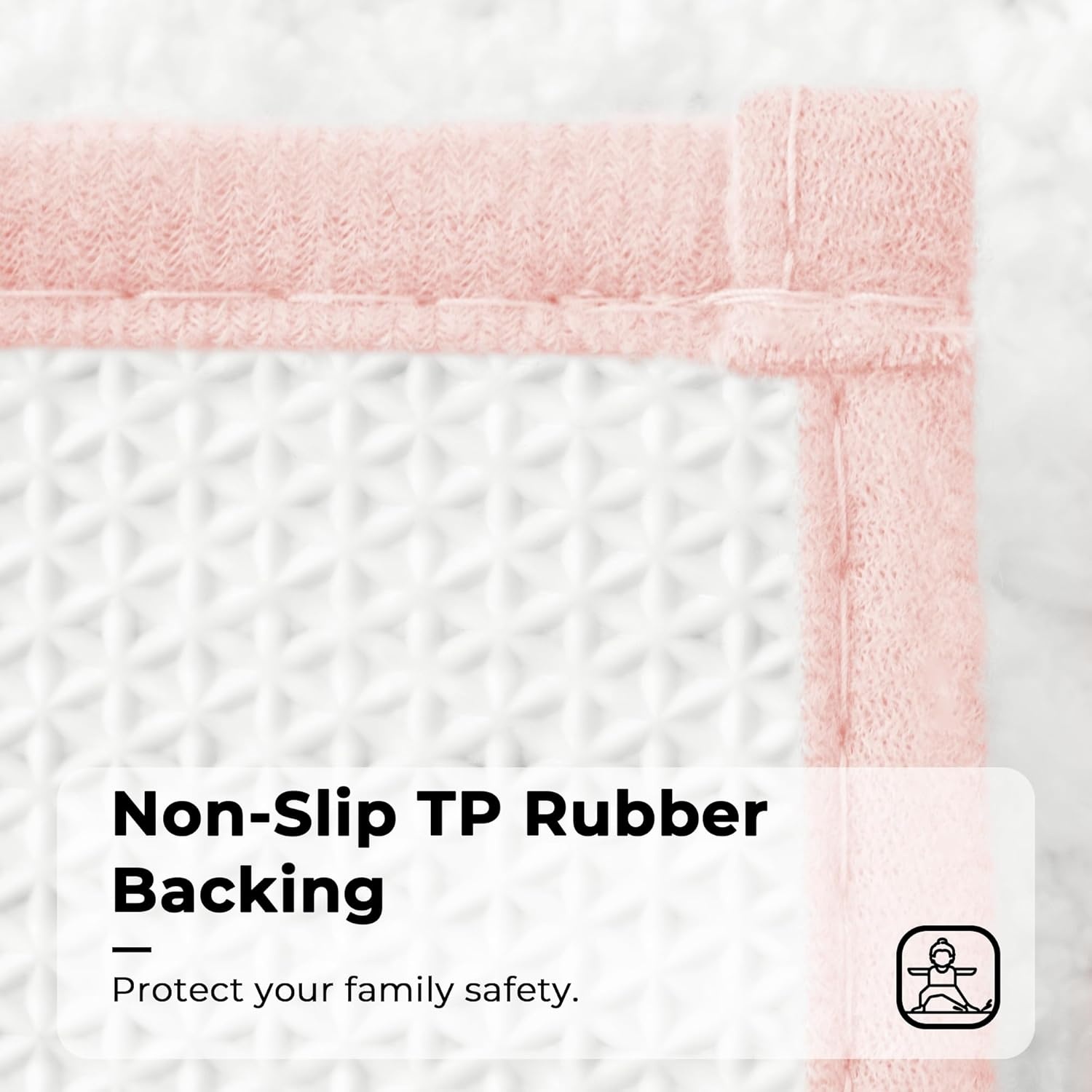 image:imageGRANNY SAYS Checkered Pink Bathroom Rugs Decor 24 x 16 Fluffy Rug Absorbent Microfiber Ultra Soft Bath Mat Washable NonSlip Bath Mats for Bathroom Cute Floor Mat for Tub Shower BedroomPinkrectangle