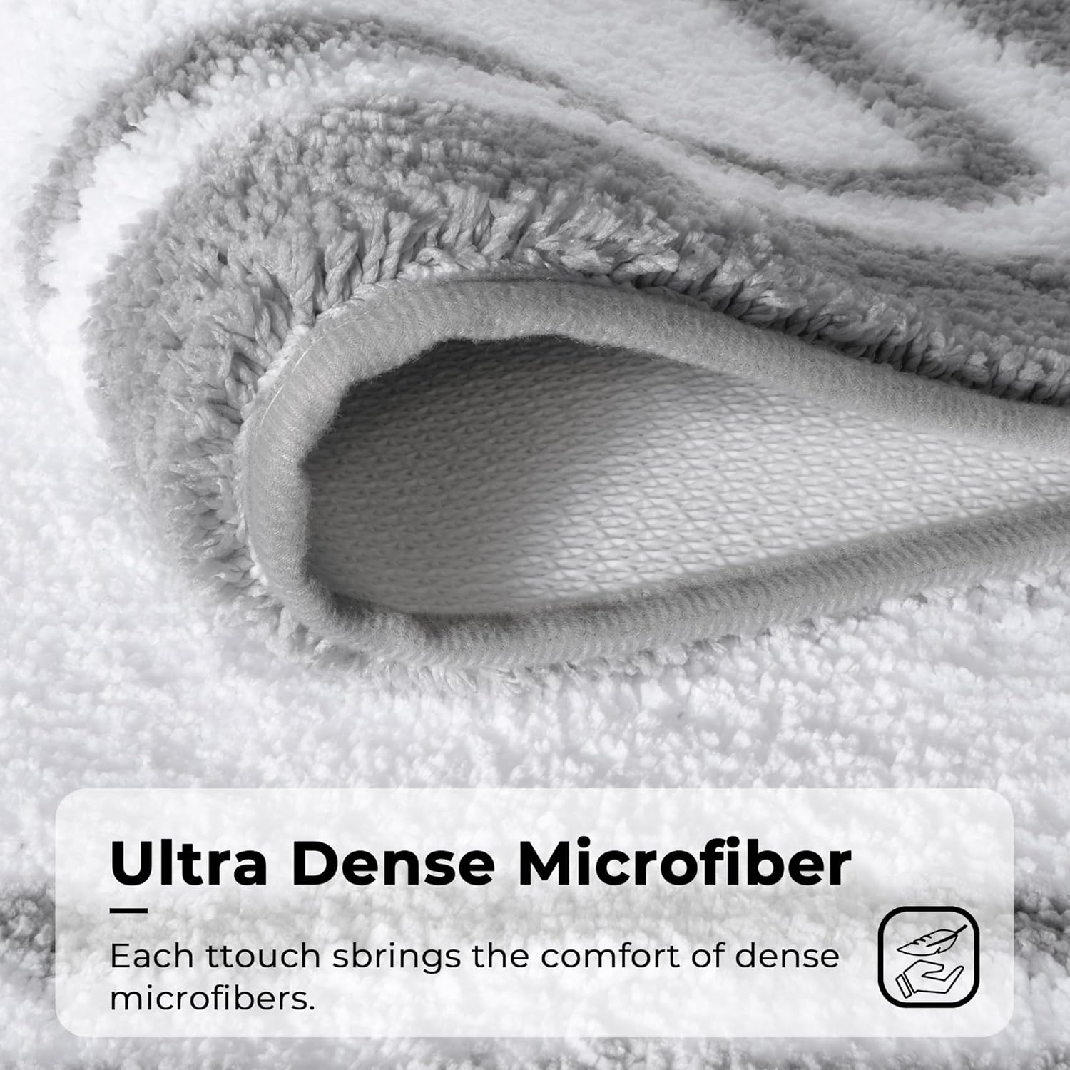 image:imageGRANNY SAYS Gray Bathroom Rugs Bath Mats for Bathroom NonSlip Super Soft and Water Absorbent Microfiber Bath Rugs Machine Wash Dry Bath Rugs for Floor Tub and Shower 16 x 24Dgrey