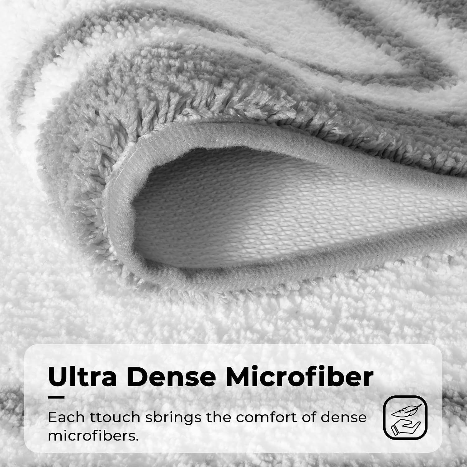 image:imageGRANNY SAYS Gray Bathroom Rugs Bath Mats for Bathroom NonSlip Super Soft and Water Absorbent Microfiber Bath Rugs Machine Wash Dry Bath Rugs for Floor Tub and Shower 16 x 24Dgrey
