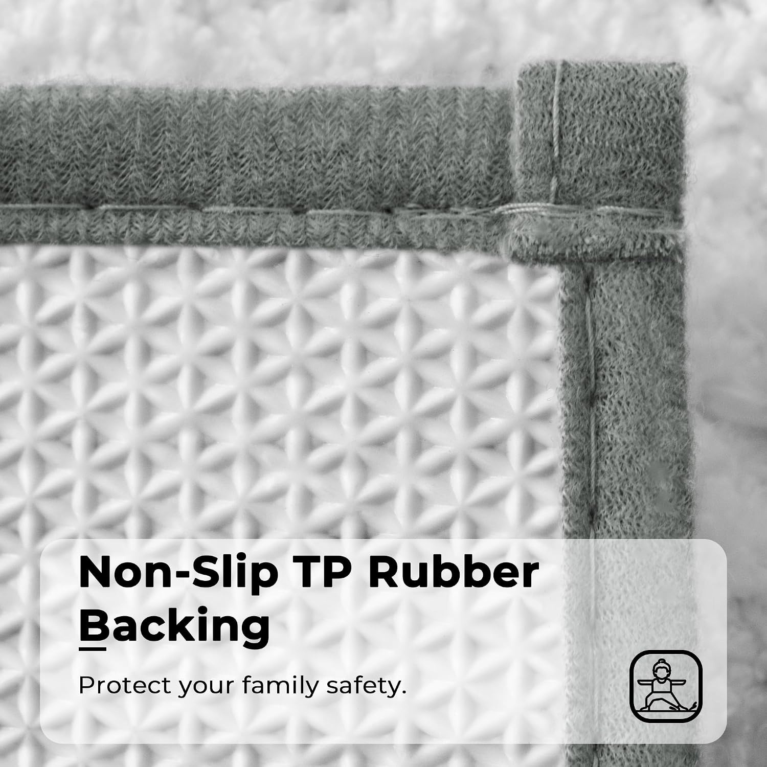 image:imageGRANNY SAYS Gray Bathroom Rugs Bath Mats for Bathroom NonSlip Super Soft and Water Absorbent Microfiber Bath Rugs Machine Wash Dry Bath Rugs for Floor Tub and Shower 16 x 24Ddeep Grey