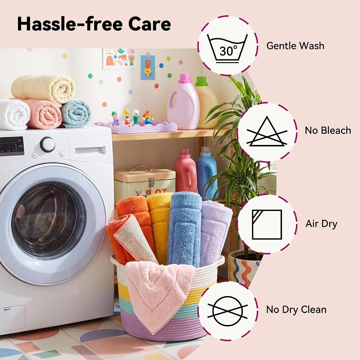 image:imageGRANNY SAYS Gray Bathroom Rugs Bath Mats for Bathroom NonSlip Super Soft and Water Absorbent Microfiber Bath Rugs Machine Wash Dry Bath Rugs for Floor Tub and Shower 16 x 24Yellow
