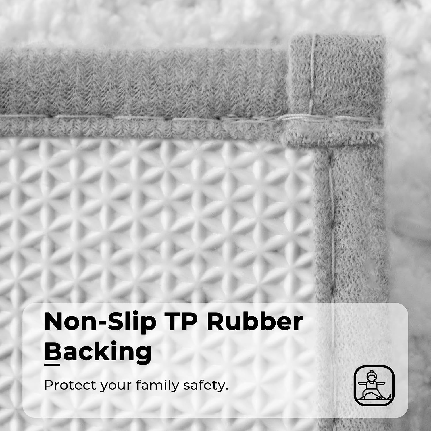 image:imageGRANNY SAYS Gray Bathroom Rugs Bath Mats for Bathroom NonSlip Super Soft and Water Absorbent Microfiber Bath Rugs Machine Wash Dry Bath Rugs for Floor Tub and Shower 16 x 24Dgrey