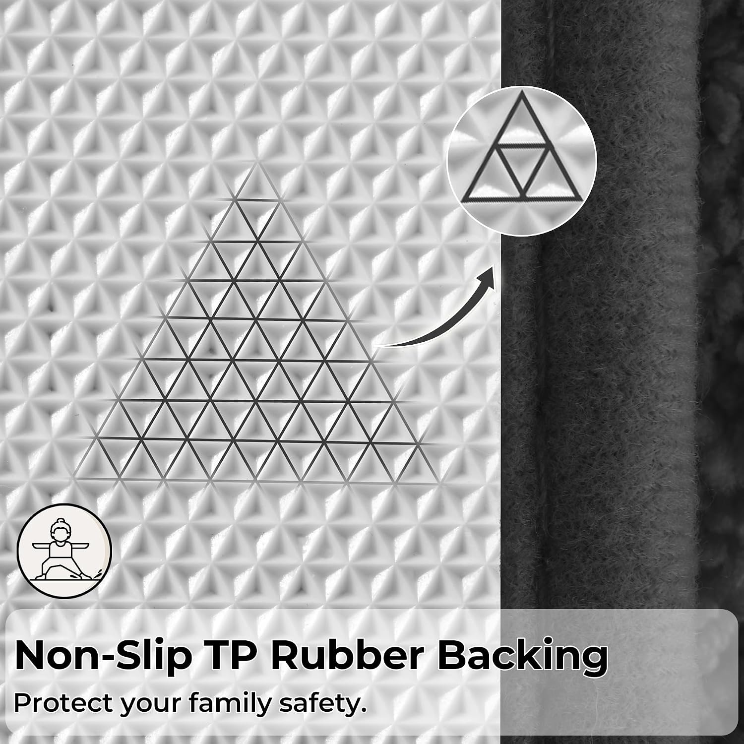 image:imageGRANNY SAYS Gray Bathroom Rugs Bath Mats for Bathroom NonSlip Super Soft and Water Absorbent Microfiber Bath Rugs Machine Wash Dry Bath Rugs for Floor Tub and Shower 16 x 24Charcoal Gray