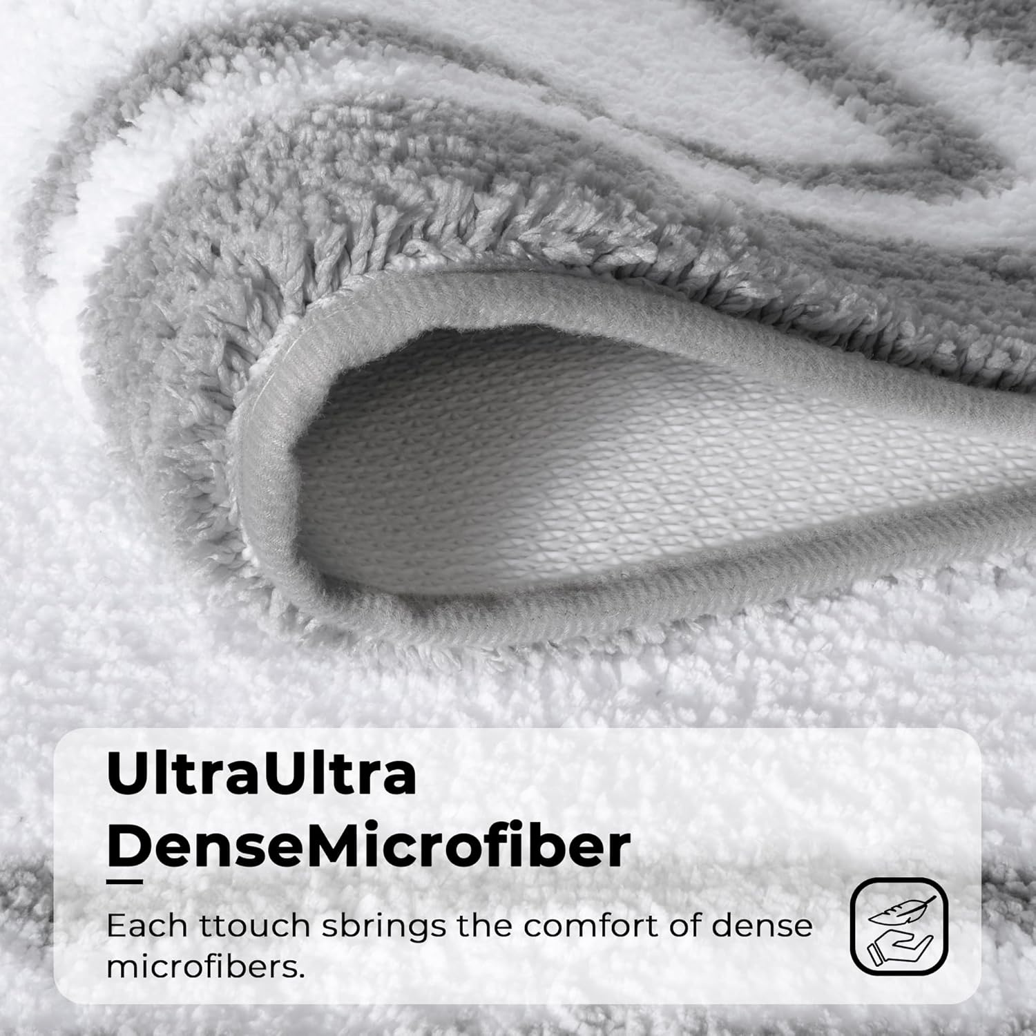 image:imageGRANNY SAYS Gray Bathroom Rugs Bath Mats for Bathroom NonSlip Super Soft and Water Absorbent Microfiber Bath Rugs Machine Wash Dry Bath Rugs for Floor Tub and Shower 16 x 24Dgrey