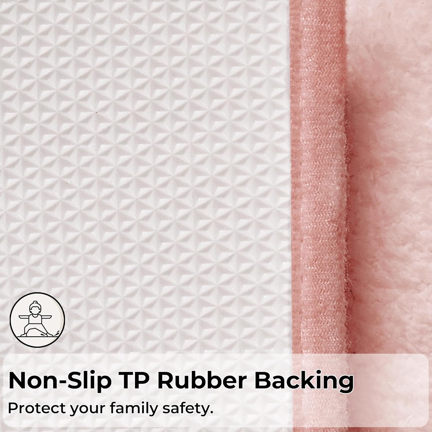 image:imageGRANNY SAYS Gray Bathroom Rugs Bath Mats for Bathroom NonSlip Super Soft and Water Absorbent Microfiber Bath Rugs Machine Wash Dry Bath Rugs for Floor Tub and Shower 16 x 24Pink