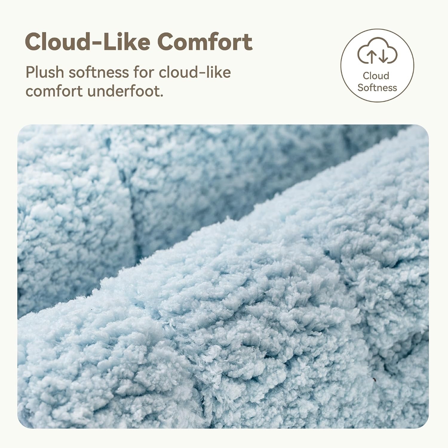 image:imageGRANNY SAYS Gray Bathroom Rugs Bath Mats for Bathroom NonSlip Super Soft and Water Absorbent Microfiber Bath Rugs Machine Wash Dry Bath Rugs for Floor Tub and Shower 16 x 24Baby Blue