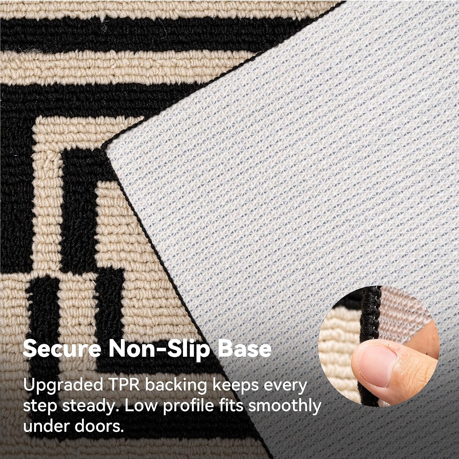 image:imageGRANNY SAYS Indoor Doormat 20 x 32 NonSlip Front Door Mats Outdoor Welcome Mat Washable Low Profile Indoor Door Mats for Entryway Floor Inside Back DoormatsBrownloop
