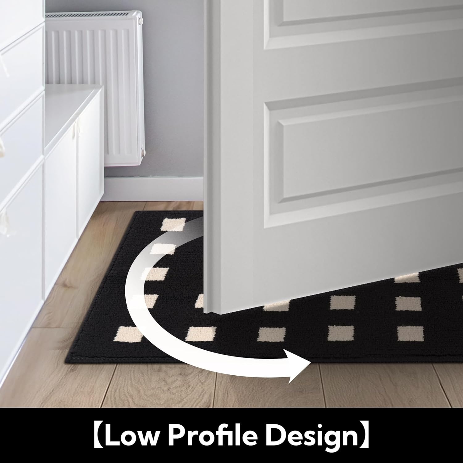 image:imageGRANNY SAYS Indoor Doormat 20 x 32 NonSlip Front Door Mats Outdoor Welcome Mat Washable Low Profile Indoor Door Mats for Entryway Floor Inside Back DoormatsBlackmosaic