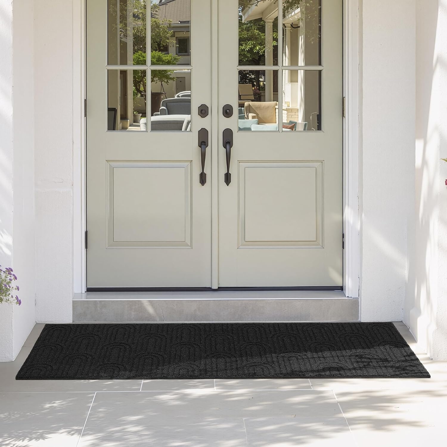 image:imageGRANNY SAYS Indoor Doormat 20 x 32 NonSlip Front Door Mats Outdoor Welcome Mat Washable Low Profile Indoor Door Mats for Entryway Floor Inside Back DoormatsBlack