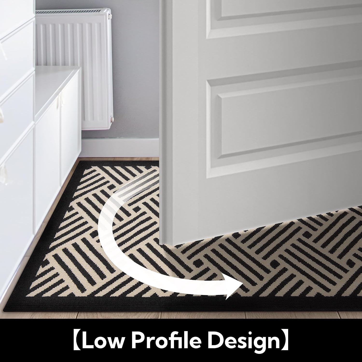 image:imageGRANNY SAYS Indoor Doormat 20 x 32 NonSlip Front Door Mats Outdoor Welcome Mat Washable Low Profile Indoor Door Mats for Entryway Floor Inside Back DoormatsBeige Blackwave