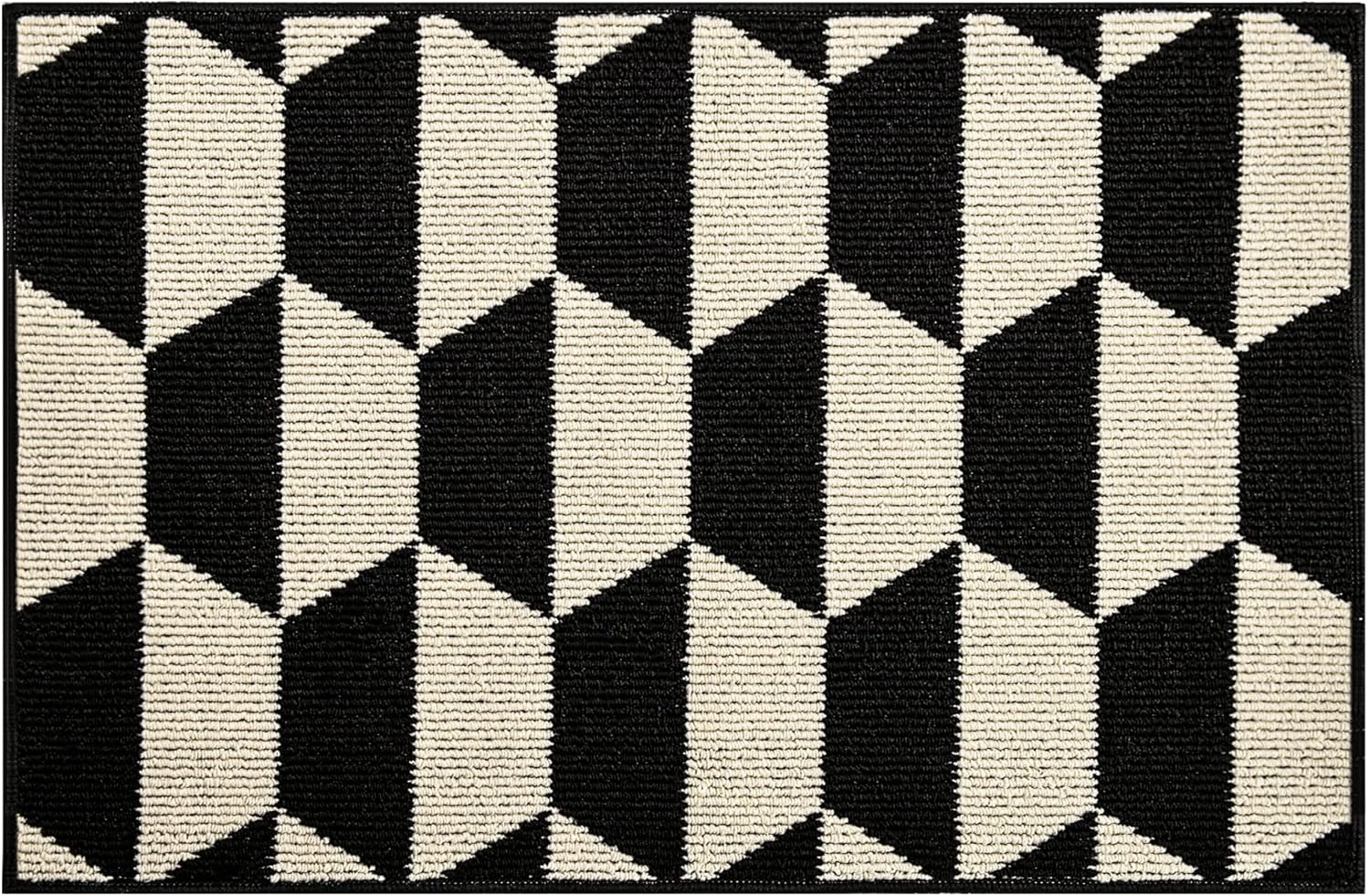 image:imageGRANNY SAYS Indoor Doormat 20 x 32 NonSlip Front Door Mats Outdoor Welcome Mat Washable Low Profile Indoor Door Mats for Entryway Floor Inside Back DoormatsBlackTan