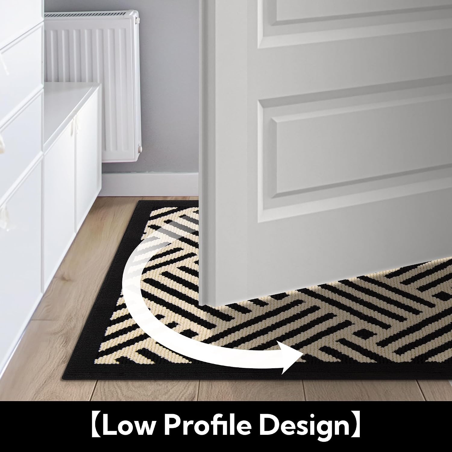 image:imageGRANNY SAYS Indoor Doormat 20 x 32 NonSlip Front Door Mats Outdoor Welcome Mat Washable Low Profile Indoor Door Mats for Entryway Floor Inside Back DoormatsBeige Blackwave