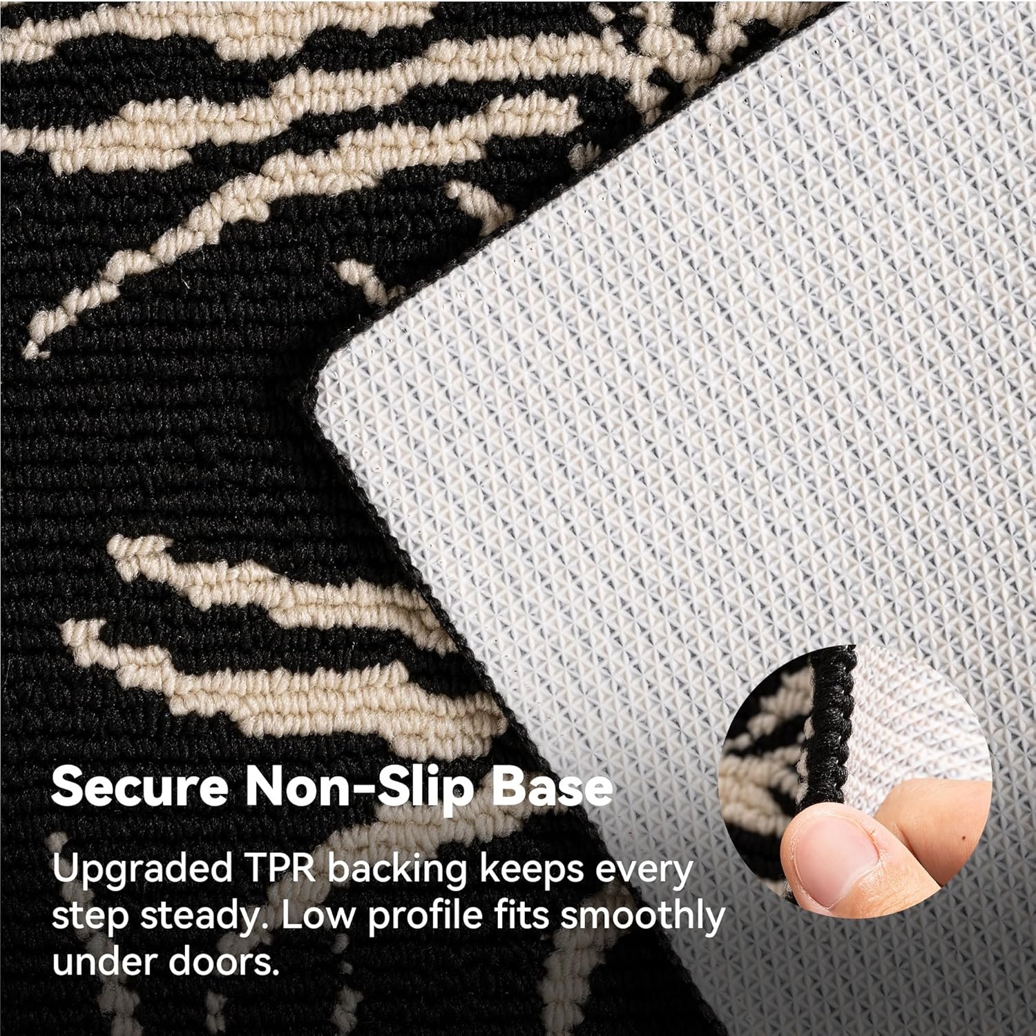 image:imageGRANNY SAYS Indoor Doormat 20 x 32 NonSlip Front Door Mats Outdoor Welcome Mat Washable Low Profile Indoor Door Mats for Entryway Floor Inside Back DoormatsBrownpalm Leaf