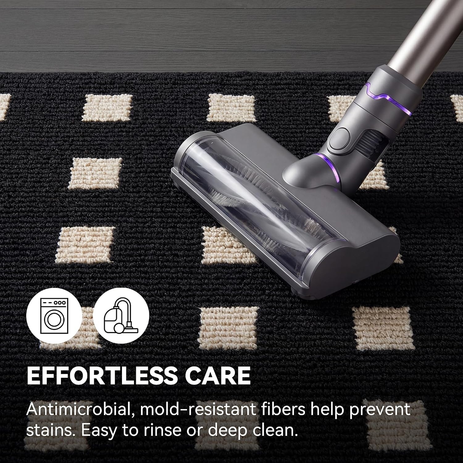 image:imageGRANNY SAYS Indoor Doormat 20 x 32 NonSlip Front Door Mats Outdoor Welcome Mat Washable Low Profile Indoor Door Mats for Entryway Floor Inside Back DoormatsBlackmosaic