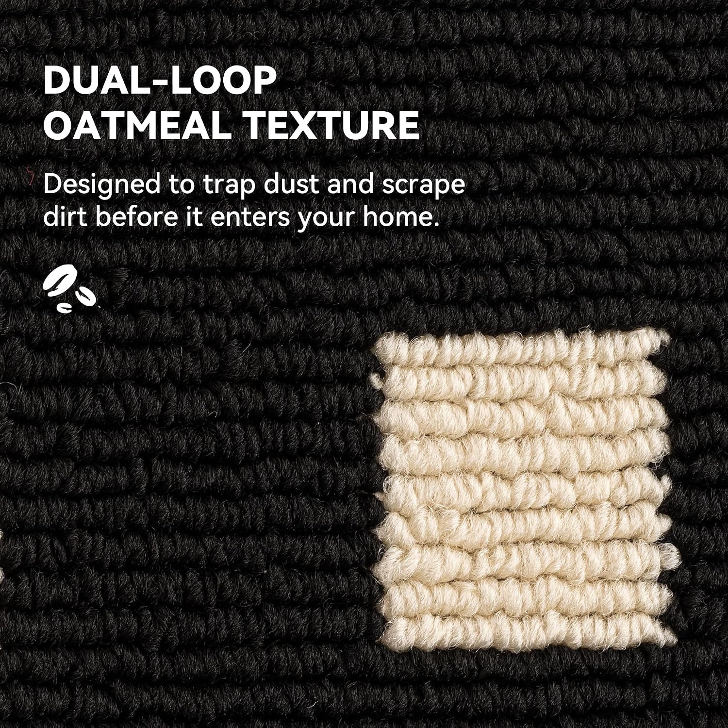 image:imageGRANNY SAYS Indoor Doormat 20 x 32 NonSlip Front Door Mats Outdoor Welcome Mat Washable Low Profile Indoor Door Mats for Entryway Floor Inside Back DoormatsBlackmosaic