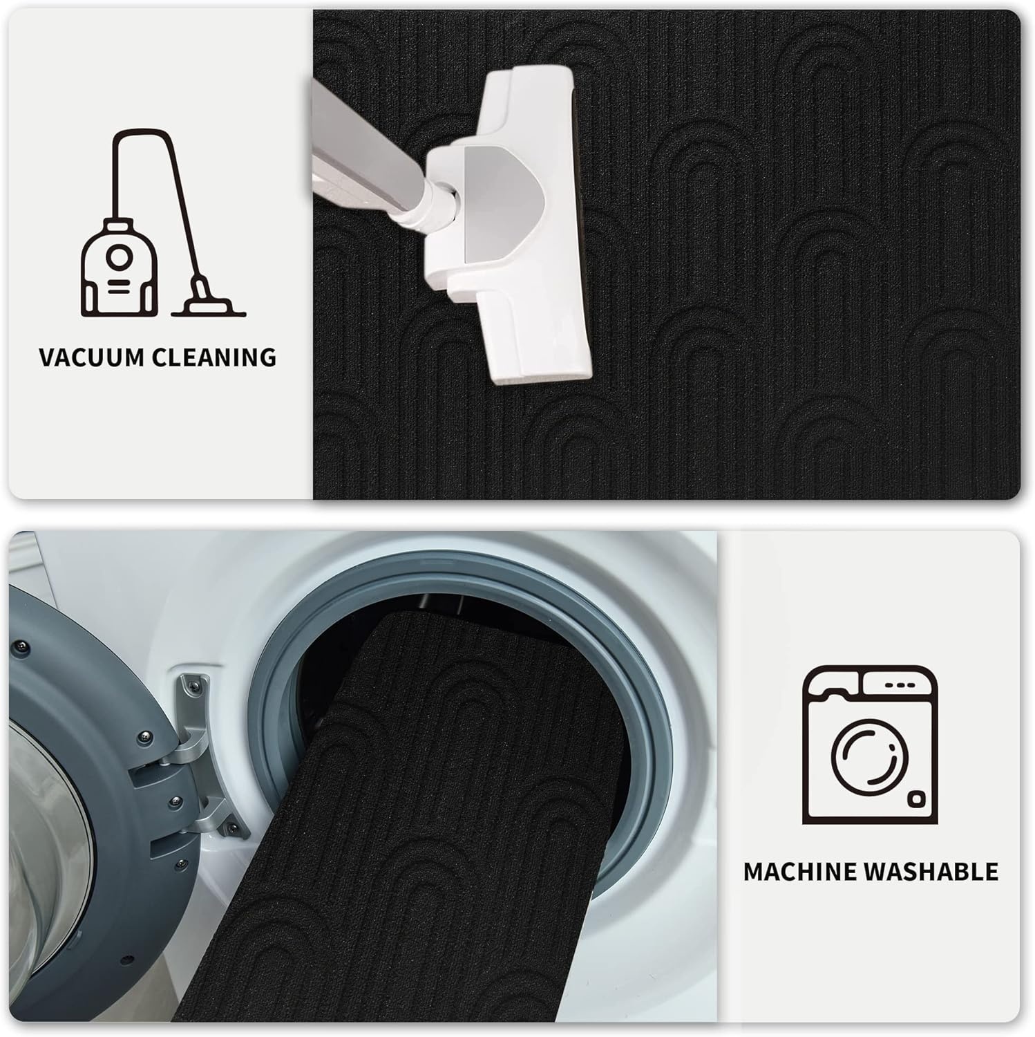 image:imageGRANNY SAYS Indoor Doormat 20 x 32 NonSlip Front Door Mats Outdoor Welcome Mat Washable Low Profile Indoor Door Mats for Entryway Floor Inside Back DoormatsBlack