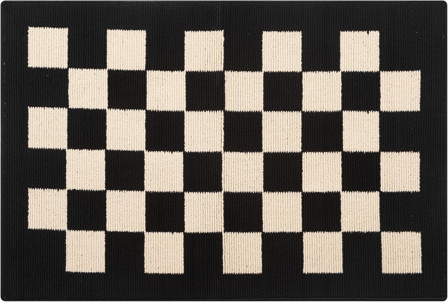 image:imageGRANNY SAYS Indoor Doormat 20 x 32 NonSlip Front Door Mats Outdoor Welcome Mat Washable Low Profile Indoor Door Mats for Entryway Floor Inside Back DoormatsCheckerboard