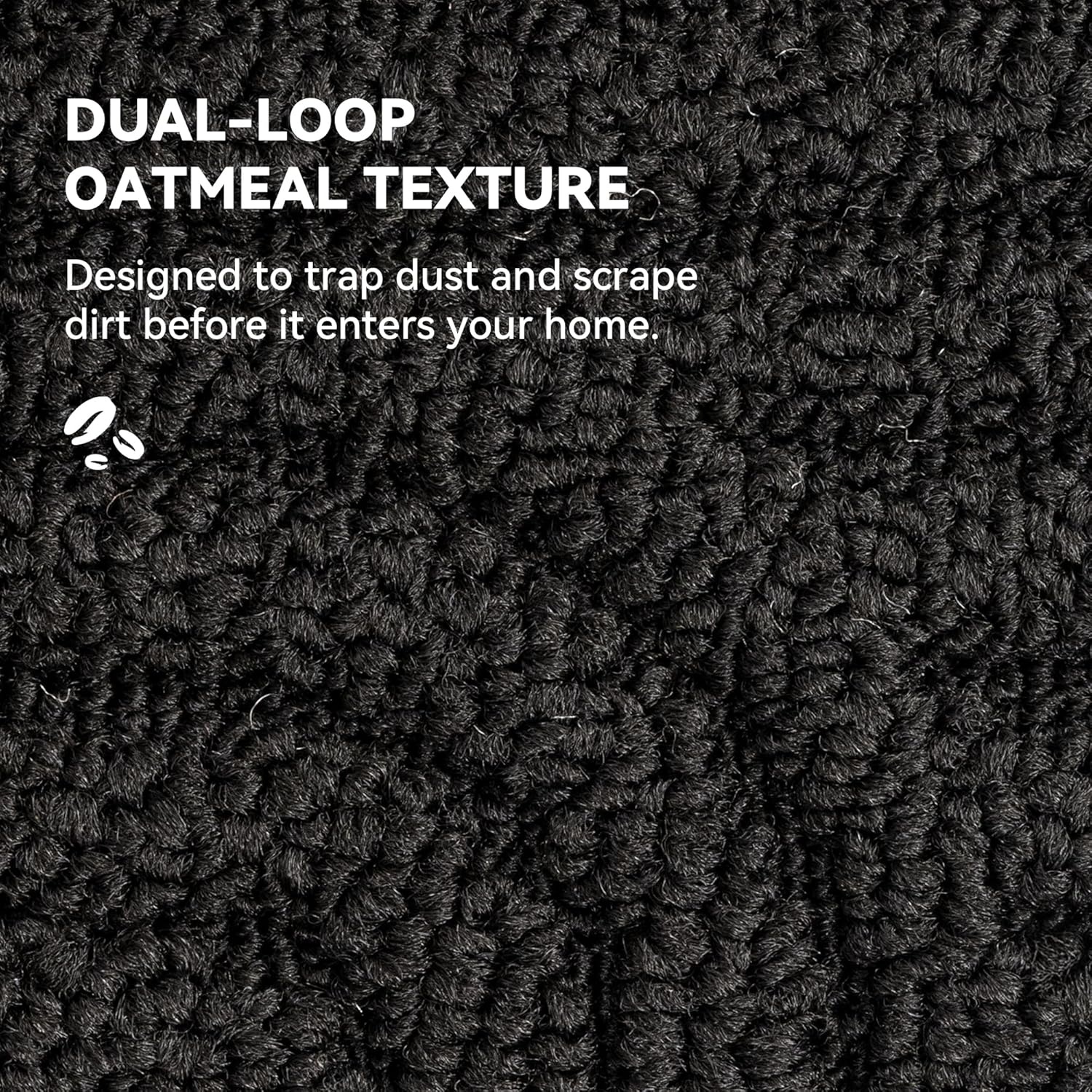 image:imageGRANNY SAYS Indoor Doormat 20 x 32 NonSlip Front Door Mats Outdoor Welcome Mat Washable Low Profile Indoor Door Mats for Entryway Floor Inside Back DoormatsBlack