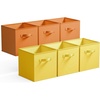 3 Yellow & 3 Orange