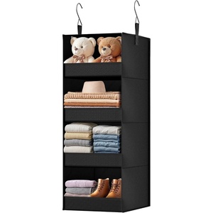 image:imageGRANNY SAYS 3Shelf Hanging Closet Organizer and Storage Collapsible Hanging Closet Shelves Hanging Organizer for Closet amp RV Gray 29  H X 12 W X 12 D 1Pack4shelf Black