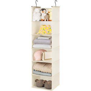 image:imageGRANNY SAYS 3Shelf Hanging Closet Organizer and Storage Collapsible Hanging Closet Shelves Hanging Organizer for Closet amp RV Gray 29  H X 12 W X 12 D 1Pack6shelf Beige