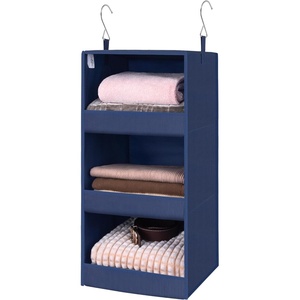 image:imageGRANNY SAYS 3Shelf Hanging Closet Organizer and Storage Collapsible Hanging Closet Shelves Hanging Organizer for Closet amp RV Gray 29  H X 12 W X 12 D 1Pack3shelf Navy