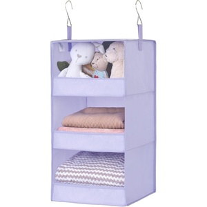 image:imageGRANNY SAYS 3Shelf Hanging Closet Organizer and Storage Collapsible Hanging Closet Shelves Hanging Organizer for Closet amp RV Gray 29  H X 12 W X 12 D 1Pack3shelf Purple