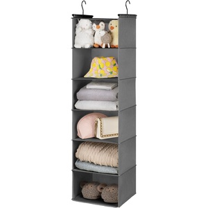 image:imageGRANNY SAYS 3Shelf Hanging Closet Organizer and Storage Collapsible Hanging Closet Shelves Hanging Organizer for Closet amp RV Gray 29  H X 12 W X 12 D 1Pack6shelf Dark Gray