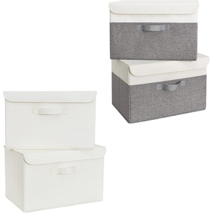 image:imageGRANNY SAYS Bundle of 2Pack Large Storage Bins with Lids amp 2Pack Closet Storage Boxes for Organizing