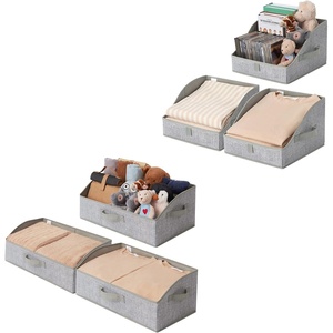 image:imageGRANNY SAYS Bundle of 3Pack Trapezoid Closet Storage Bins amp 3Pack Trapezoid Storage Bins