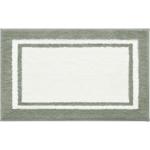 image:imageGRANNY SAYS Checkered Pink Bathroom Rugs Decor 24 x 16 Fluffy Rug Absorbent Microfiber Ultra Soft Bath Mat Washable NonSlip Bath Mats for Bathroom Cute Floor Mat for Tub Shower BedroomBsage Green