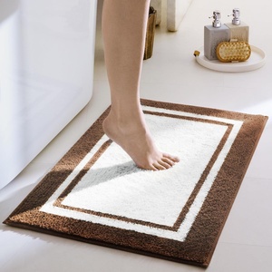 image:imageGRANNY SAYS Gray Bathroom Rugs Bath Mats for Bathroom NonSlip Super Soft and Water Absorbent Microfiber Bath Rugs Machine Wash Dry Bath Rugs for Floor Tub and Shower 16 x 24Dbrown