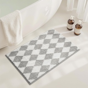 image:imageGRANNY SAYS Gray Bathroom Rugs Bath Mats for Bathroom NonSlip Super Soft and Water Absorbent Microfiber Bath Rugs Machine Wash Dry Bath Rugs for Floor Tub and Shower 16 x 24Clight Grey