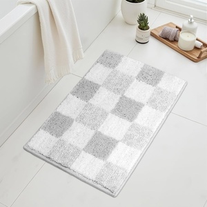 image:imageGRANNY SAYS Gray Bathroom Rugs Bath Mats for Bathroom NonSlip Super Soft and Water Absorbent Microfiber Bath Rugs Machine Wash Dry Bath Rugs for Floor Tub and Shower 16 x 24Cgrey