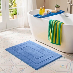 image:imageGRANNY SAYS Gray Bathroom Rugs Bath Mats for Bathroom NonSlip Super Soft and Water Absorbent Microfiber Bath Rugs Machine Wash Dry Bath Rugs for Floor Tub and Shower 16 x 24Blue