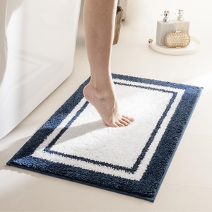 image:imageGRANNY SAYS Gray Bathroom Rugs Bath Mats for Bathroom NonSlip Super Soft and Water Absorbent Microfiber Bath Rugs Machine Wash Dry Bath Rugs for Floor Tub and Shower 16 x 24Dblue