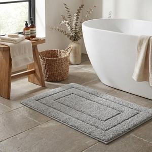 image:imageGRANNY SAYS Gray Bathroom Rugs Bath Mats for Bathroom NonSlip Super Soft and Water Absorbent Microfiber Bath Rugs Machine Wash Dry Bath Rugs for Floor Tub and Shower 16 x 24Grey