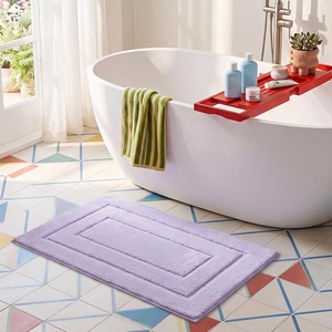 image:imageGRANNY SAYS Gray Bathroom Rugs Bath Mats for Bathroom NonSlip Super Soft and Water Absorbent Microfiber Bath Rugs Machine Wash Dry Bath Rugs for Floor Tub and Shower 16 x 24Lavender