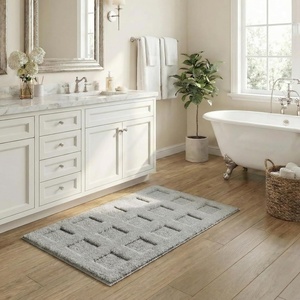 image:imageGRANNY SAYS Gray Bathroom Rugs Bath Mats for Bathroom NonSlip Super Soft and Water Absorbent Microfiber Bath Rugs Machine Wash Dry Bath Rugs for Floor Tub and Shower 16 x 24Agrey