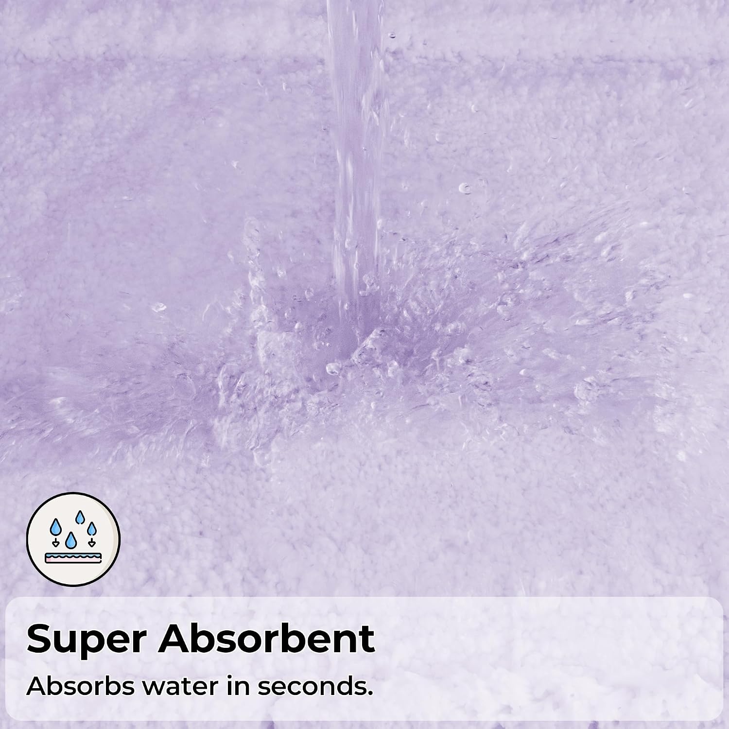 image:imageGRANNY SAYS Bathroom Rugs Sets 2 PieceSoft Bath Mats for Bathroom Bath Rugs Non Slip Washable Absorbent Bath Rug for Tub Shower and Toilet Gray 20 x 32 16 x 24Lilac