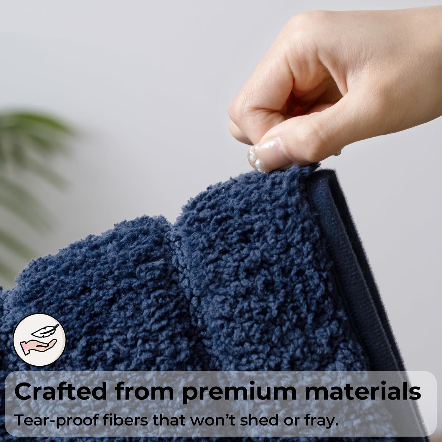 image:imageGRANNY SAYS Bathroom Rugs Sets 2 PieceSoft Bath Mats for Bathroom Bath Rugs Non Slip Washable Absorbent Bath Rug for Tub Shower and Toilet Gray 20 x 32 16 x 24Deep Blue