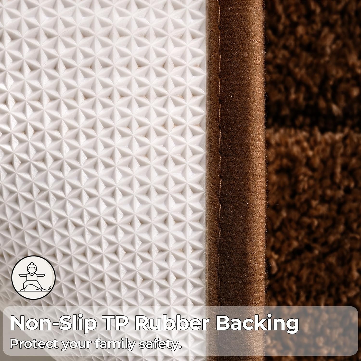 image:imageGRANNY SAYS Bathroom Rugs Sets 2 PieceSoft Bath Mats for Bathroom Bath Rugs Non Slip Washable Absorbent Bath Rug for Tub Shower and Toilet Gray 20 x 32 16 x 24Brown