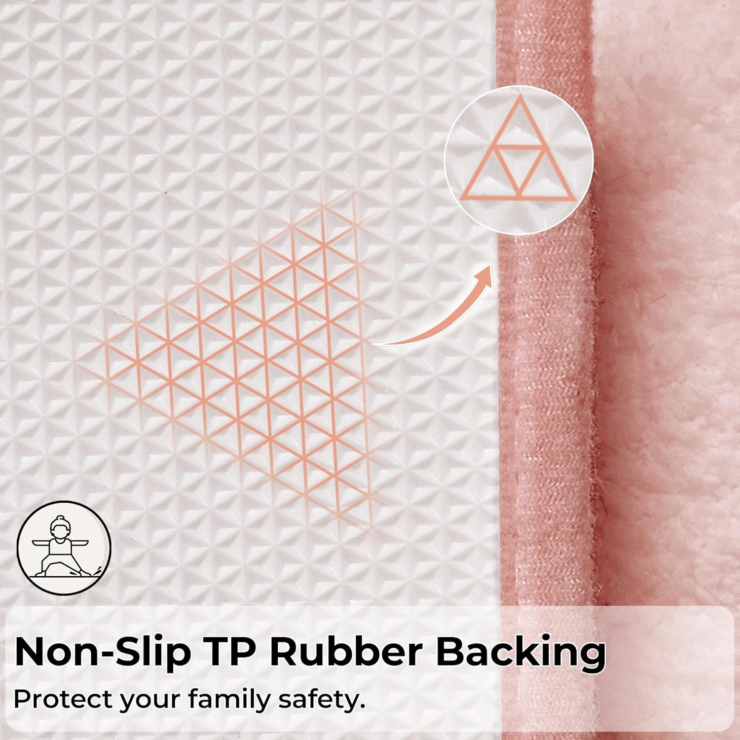 image:imageGRANNY SAYS Bathroom Rugs Sets 2 PieceSoft Bath Mats for Bathroom Bath Rugs Non Slip Washable Absorbent Bath Rug for Tub Shower and Toilet Gray 20 x 32 16 x 24Pink