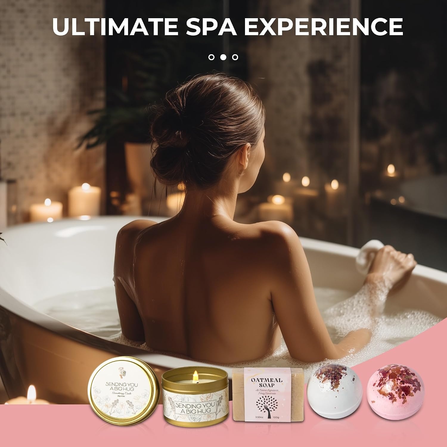 image:imageGRANNY SAYS Birthday Gift for Mom Spa Gifts Set Self Care Gifts with Luxury Flannel Blanket Gift Baskets for Women Get Well Gifts After Surgery for Mother Friends Wife Sister